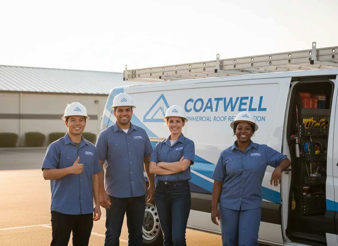 Commercial roof coating company in East Wilton, ME